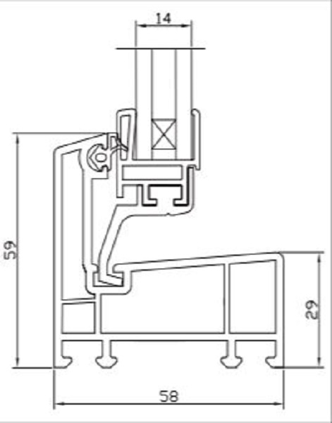Kellerfenster weiss 80 x 40 cm Isolierverglasung 3.3 mit Schutzgitter, Pollenschutz, 4 Fensterbauschrauben